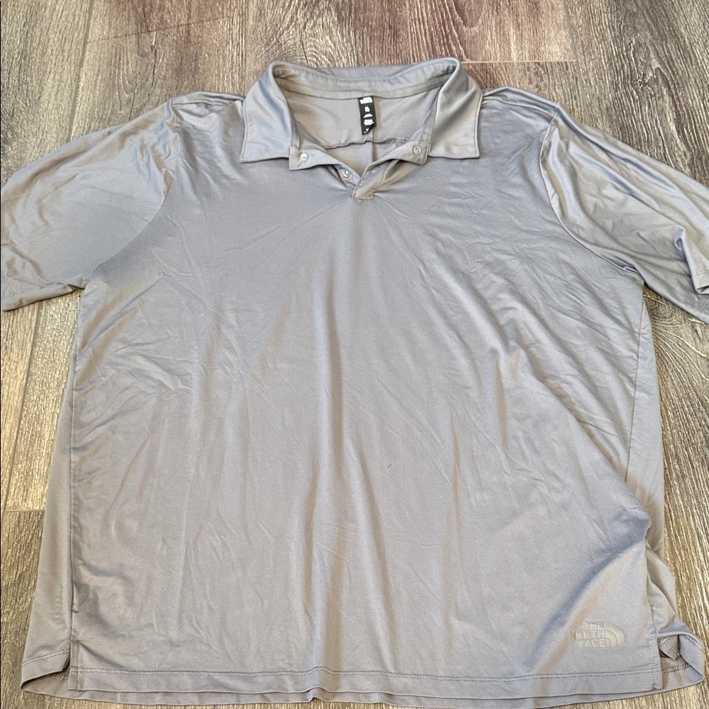 The North Face Men's Gray Polo Shirt